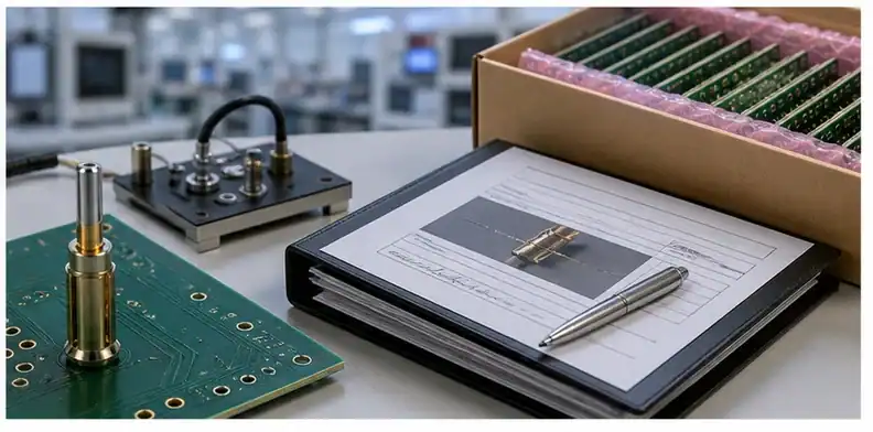 PCB press-fit hole tolerance shown through final RFQ approval and shipment evidence