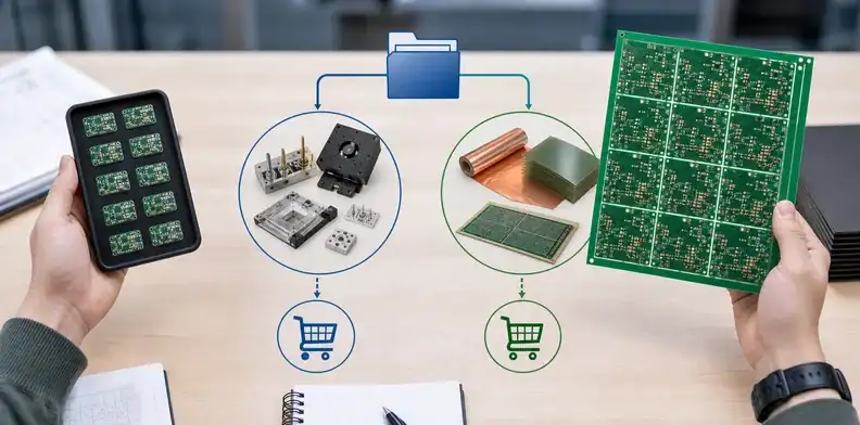 PCB prototype quote comparison between a learning build and repeatable production panel