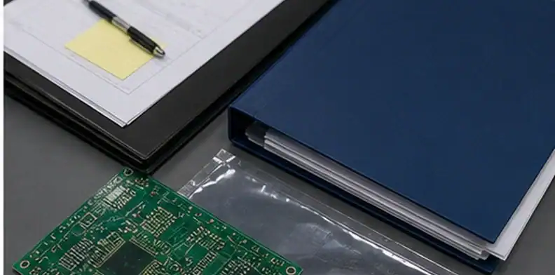Final PCB purchase order package with approved quote and revision record