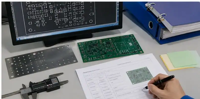PCB silkscreen requirements shown through quote comparison and final RFQ package