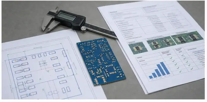 PCB solder mask bridge requirements shown through quote comparison and final RFQ package