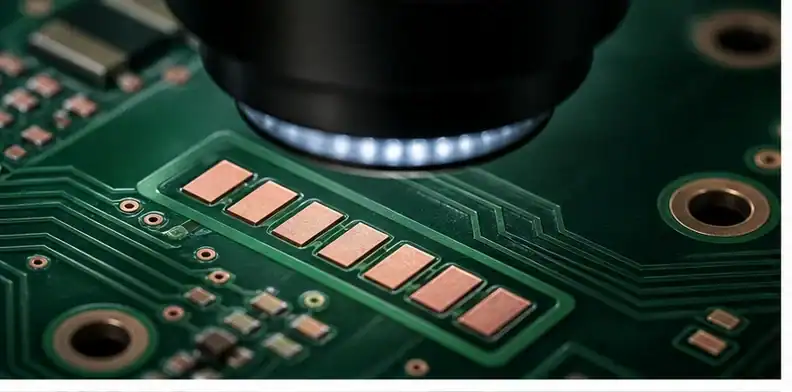 PCB solder mask opening requirements shown in a quote-ready PCB manufacturing review scene