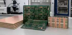 VT-47 high-Tg laminate and multilayer PCB review workspace