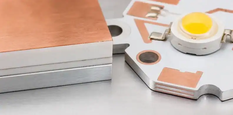 Aluminum pcb led dielectric stackup review with copper foil and aluminum base layers