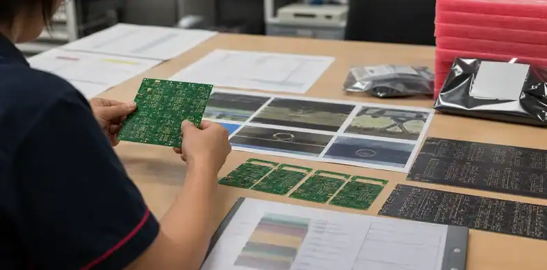 Aluminum pcb led release evidence with stackup data and solderability inspection photos