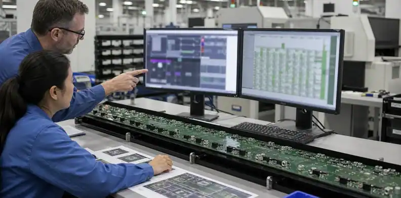 A traceable evidence review completes the large PCB AOI inspection route.