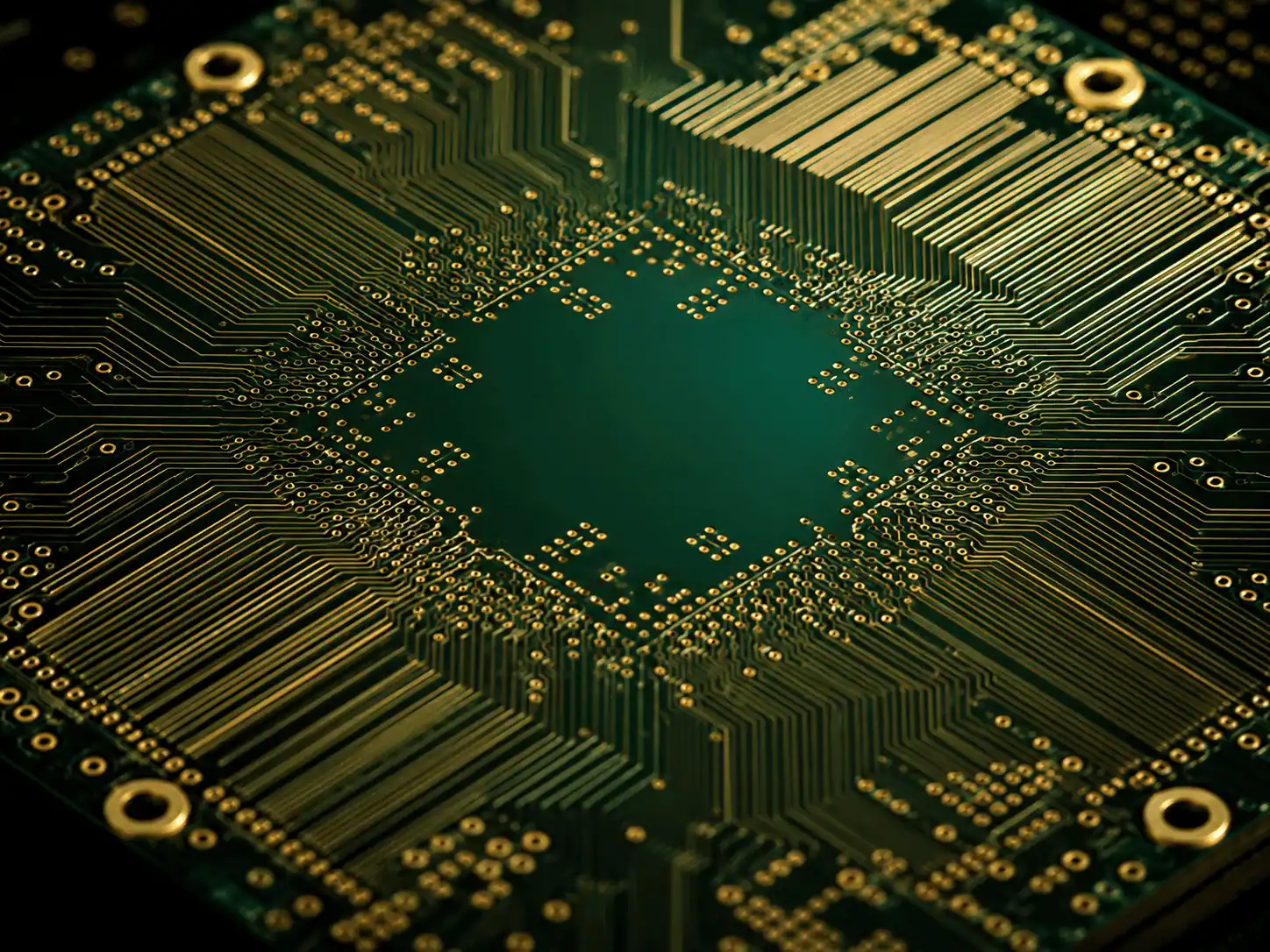 BT PCB IC substrate with fine-line routing and BGA package substrate pads