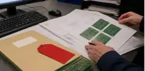 Purchasing desk reviewing a release hold before buyers cancel PCB order work