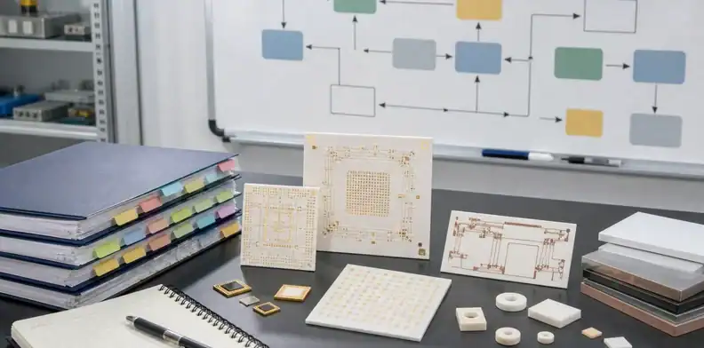 Conceptual illustration of ceramic substrates and package forms