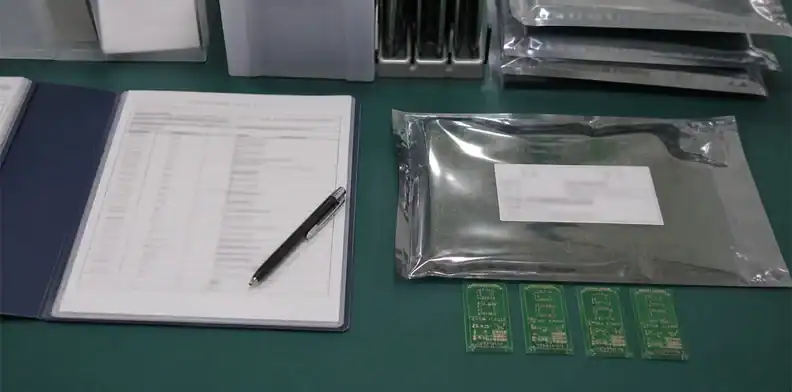 Cmrt pcb supplier lot traceability record with PCB packaging and compliance folder
