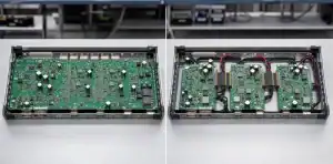 Two product architectures frame the one large PCB vs multiple boards decision.
