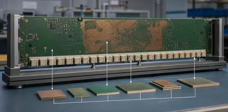 Copper distribution and enclosure supports shape large PCB warpage control decisions.