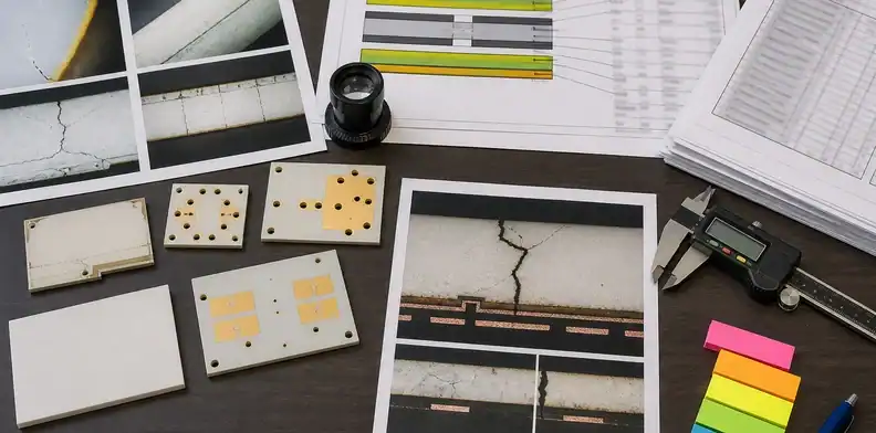 Engineering drawings and failure photos support ceramic pcb cte evidence review before quotation.