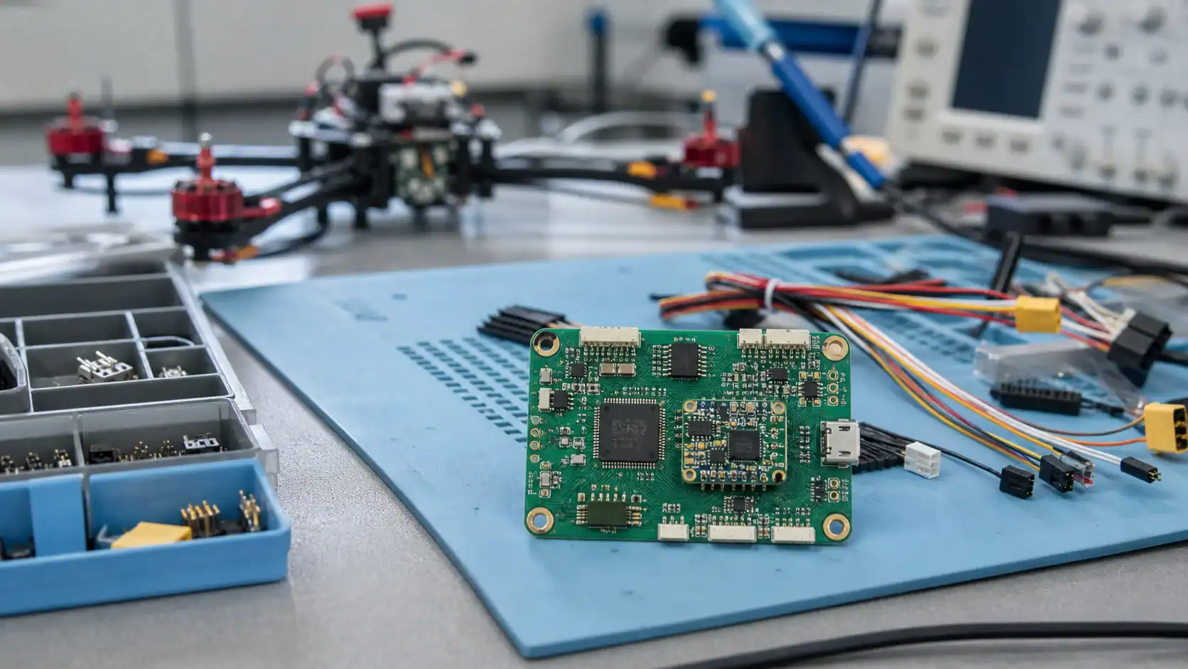 Drone PCB assembly for UAV flight controller boards and high-reliability aerial electronics