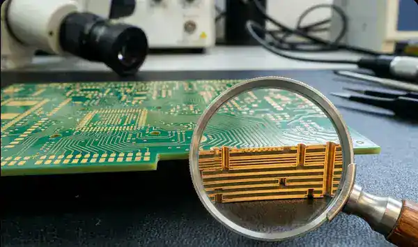 HDI multilayer PCB for compact electronics with fine-pitch routing