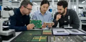Engineering and quality review hybrid PCB first article inspection evidence before production release