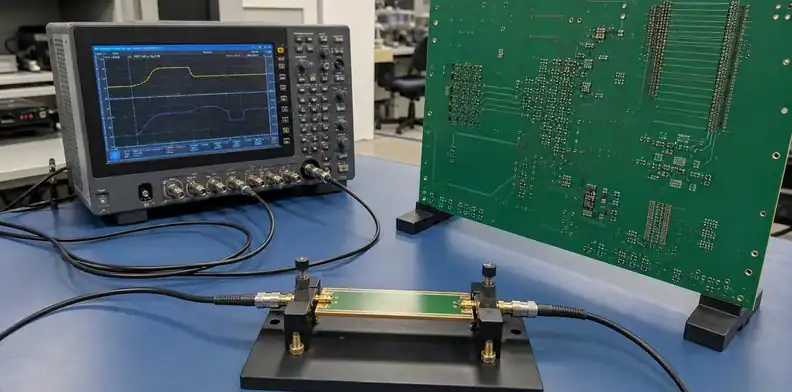 Coupon testing provides manufacturing evidence for large PCB signal integrity.