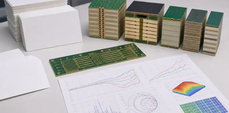 Material records and test evidence support hybrid PCB production release decisions