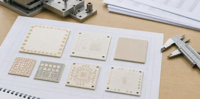 Ceramic samples and setup notes explain ceramic pcb moq lead time cost for first orders.