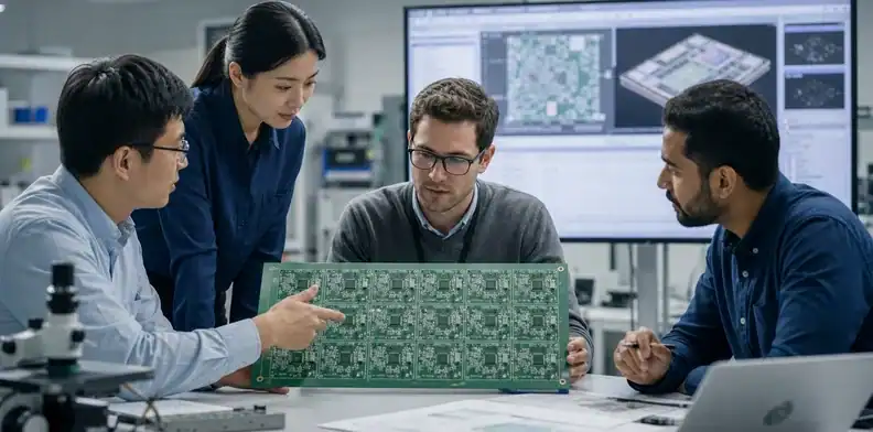 Cross-functional approval freezes the large PCB panelization interface.
