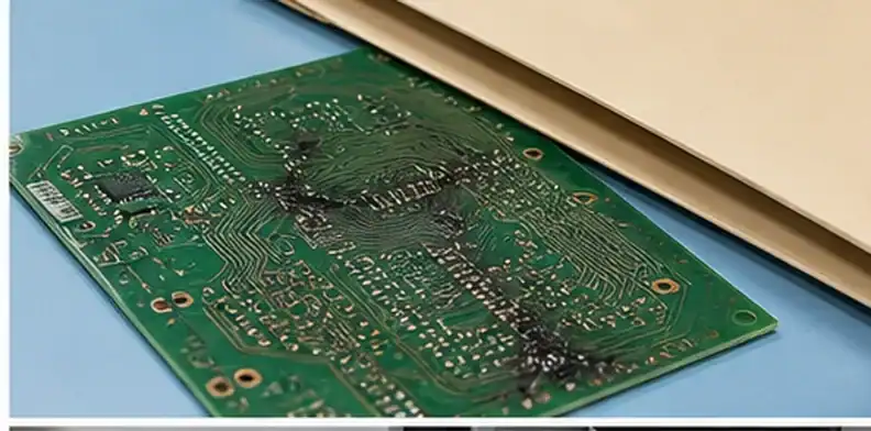 Inspection desk showing pcb defect liability terms with photos, defect report and remake approval notes