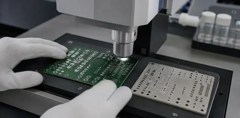 PCB immersion tin finish deposit measured while an aged reference coupon is compared