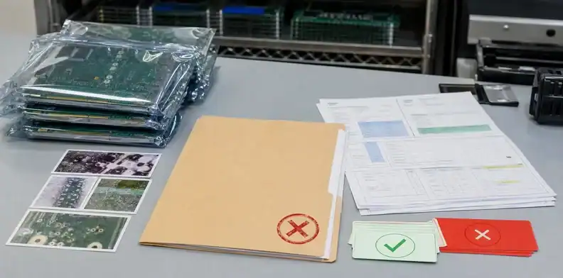 Release review folder for pcb ionic cleanliness missing report and quote-ready decision package