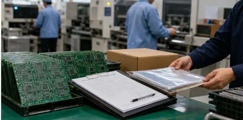 Factory status materials reviewed for PCB late delivery cause and next milestone