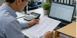 Purchasing desk showing pcb price increase surcharge review with copper notes and PO approval