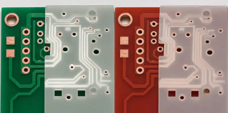 A manufacturing view of pCB outer-layer AOI showing reference comparisons for circuit-defect classification.
