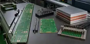 An engineering table shows how maximum PCB size changes with the manufacturing route.