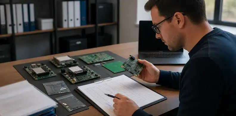 A PCBA handoff folder defines pcb supplier germany RFQ document boundaries.