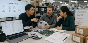PCBA NCNR components first production order review with reels BOM and cash exposure