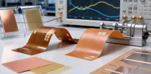 Two flex constructions frame the Pyralux TK vs AP material decision.