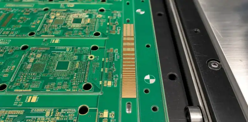 Rails, coupons and tooling features complete large PCB panelization.