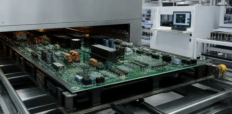 Reflow carrier, inspection and test equipment complete the PCB assembly maximum size route review.