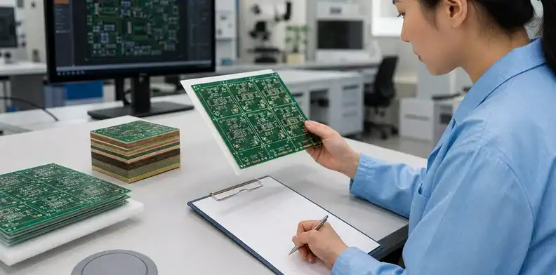 A repeat order review marks change triggers for hybrid PCB production release