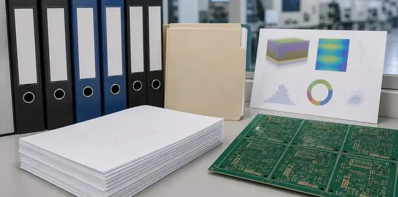 A repeat order file preserves hybrid PCB impedance coupon results with stackup and CAM records