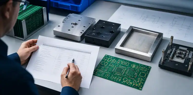 PCB NRE ownership buyer comparing paid setup, tooling, stencil and test fixture ownership