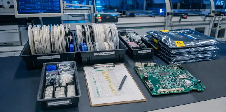 turnkey vs consigned PCB assembly consigned kit completeness and attrition review before SMT setup