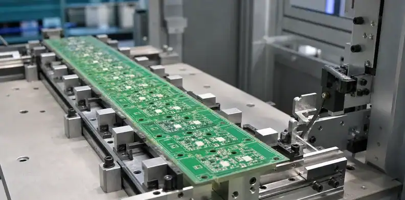 Supported tab separation reduces stress in large PCB panelization.