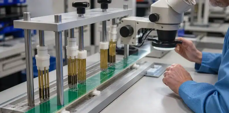 Connector retention and joint inspection qualify large PCB selective soldering.