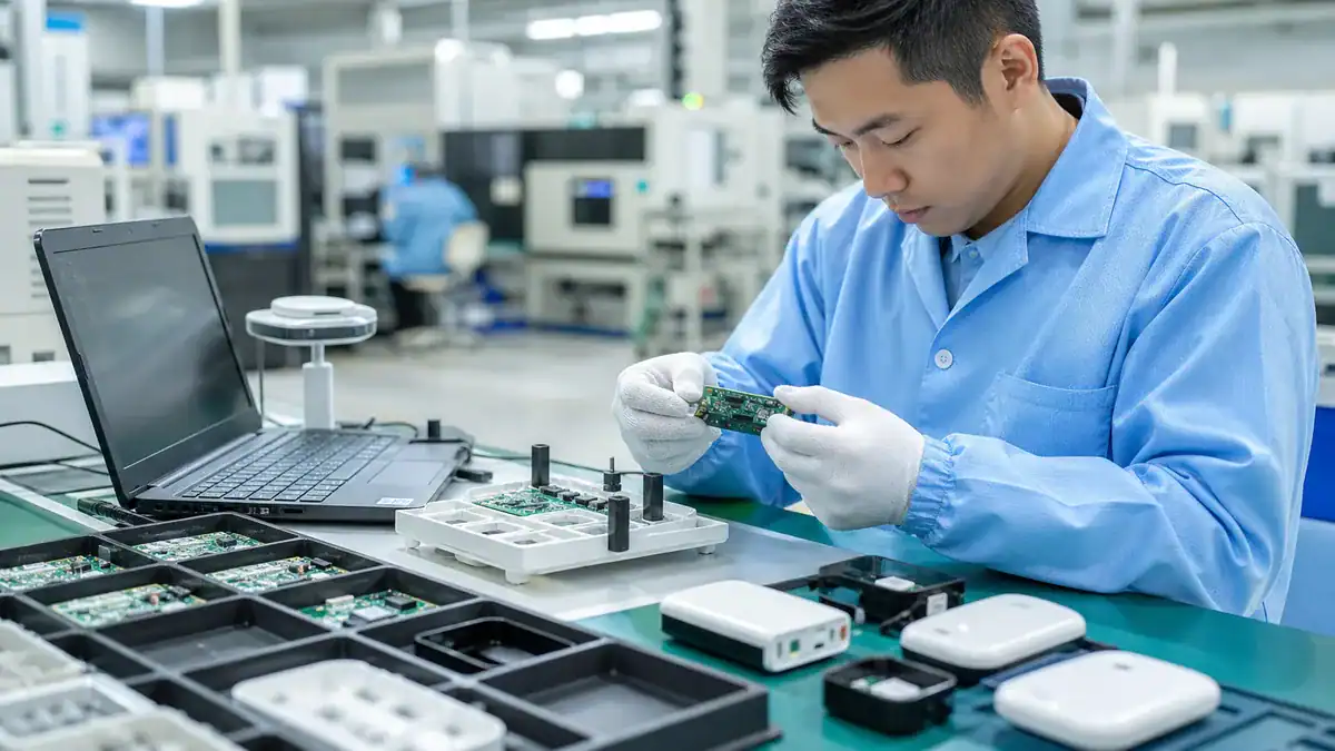 Consumer electronics SMT PCBA assembly and test for compact connected devices