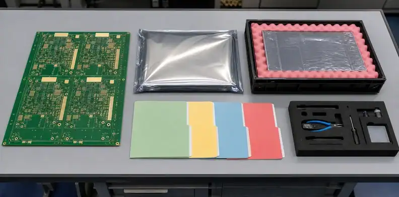 A supplier disposition log makes large PCB RFQ files comparable before release.