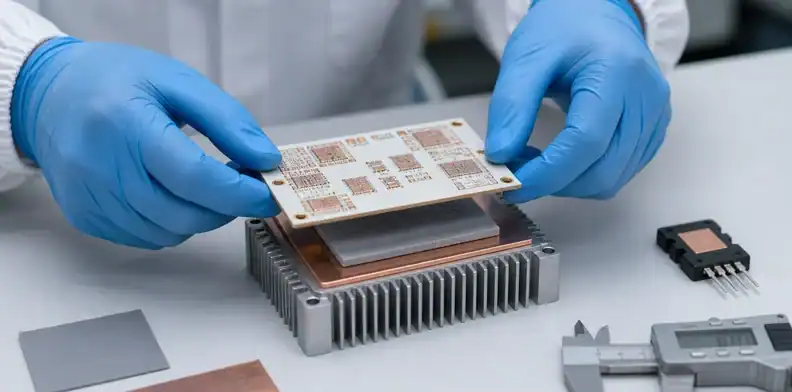 A heat-sink interface review explains why ceramic pcb thermal conductivity is only one thermal-path input.