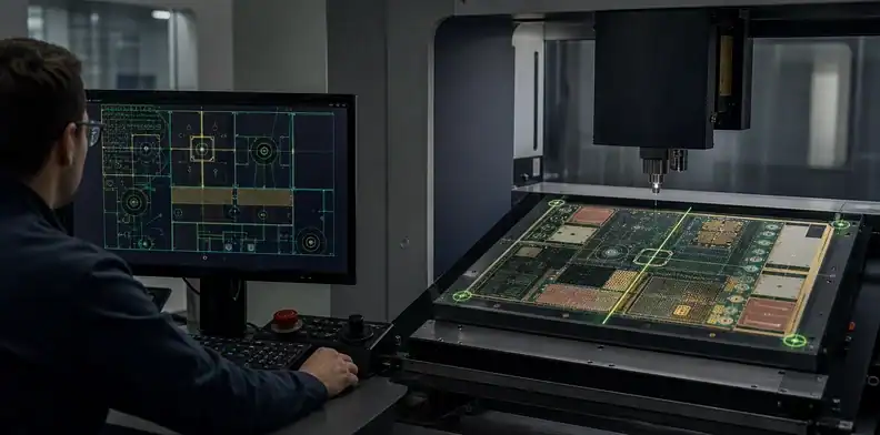 X-ray target measurement supports CAM compensation for hybrid PCB layer registration