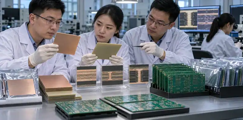 Material and process changes are controlled for repeat PCB production.