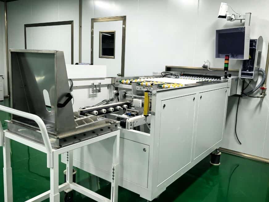 Automatic panel loader on a Queen EMS PCB production line