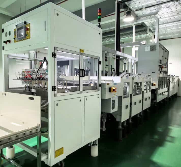 Finished board cleaning line at the Queen EMS PCB factory
