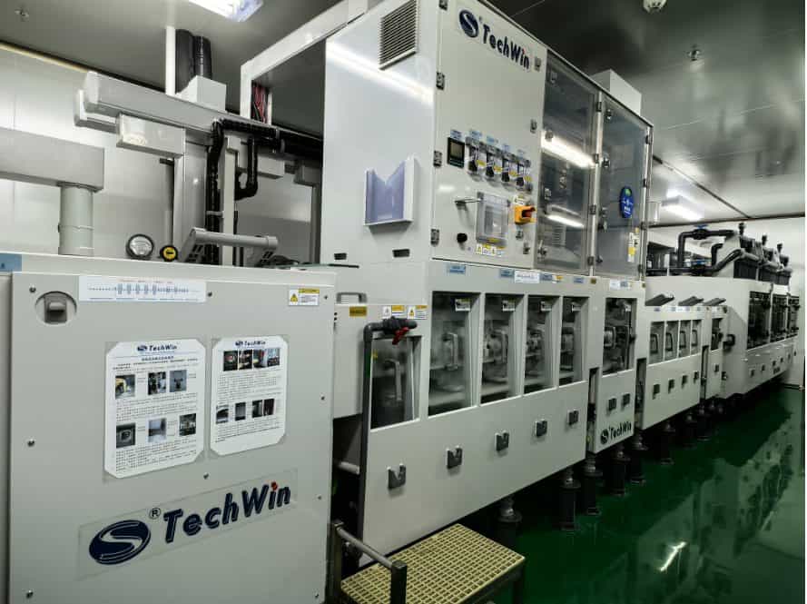 Developing line at the Queen EMS PCB factory